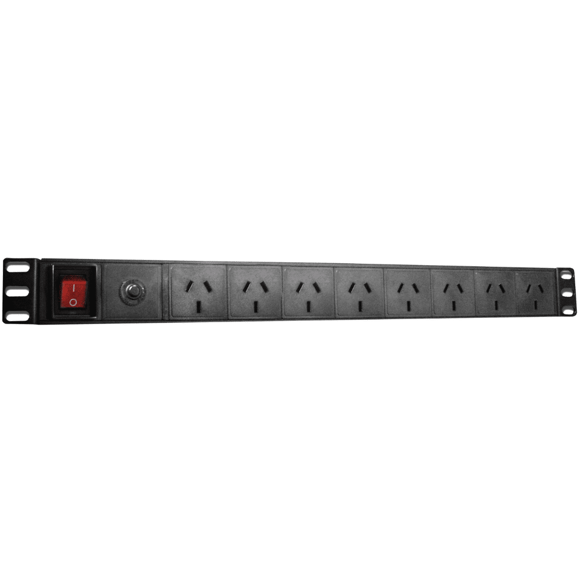 Power PR8-HARail 19" 8 Outlet Horizontal Distribution Unit for Cabinet Rack