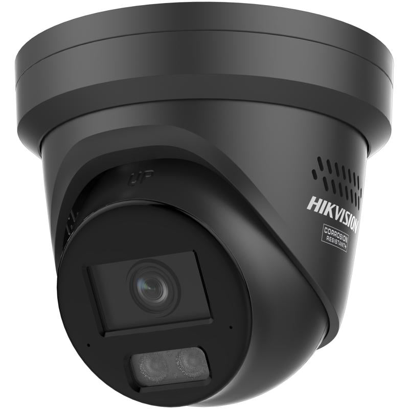Hikvision DS-2CD2387G3-LIS2UY/SL-BLK 8MP Smart Hybrid Light (IR) with ColorVu Fixed Turret Network Camera - BLACK