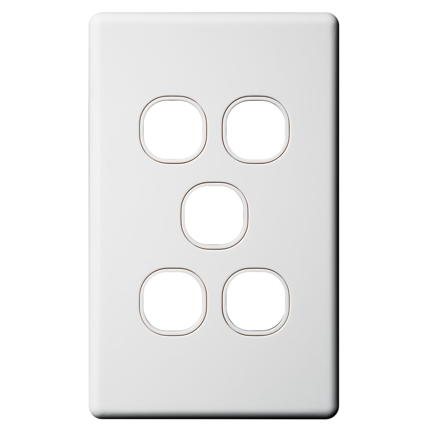 5 Gang Switch Wall Plate AS205