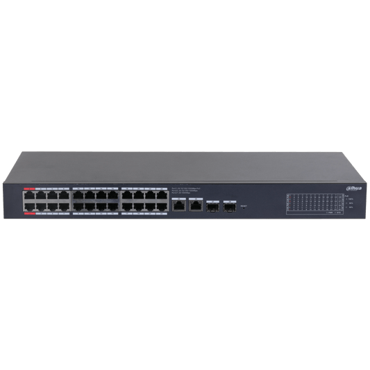Dahua DH-CS4228-24GT-240 28-Port Cloud Managed Desktop Gigabit Switch with 24-Port PoE