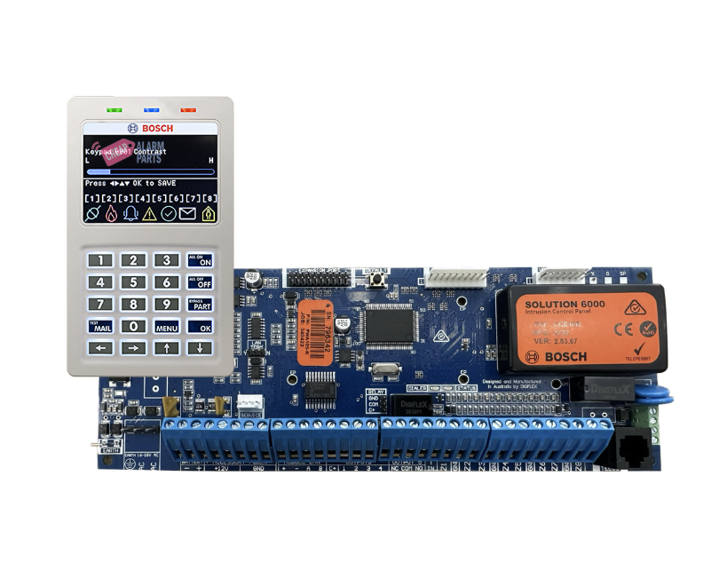 Bosch CC610GWP Solution 6000 PCB w/ Keypad Graphic Whitecase/Blue (RD485)