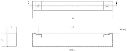 V-Lock 208000-000Glass Door Kit for ES8100