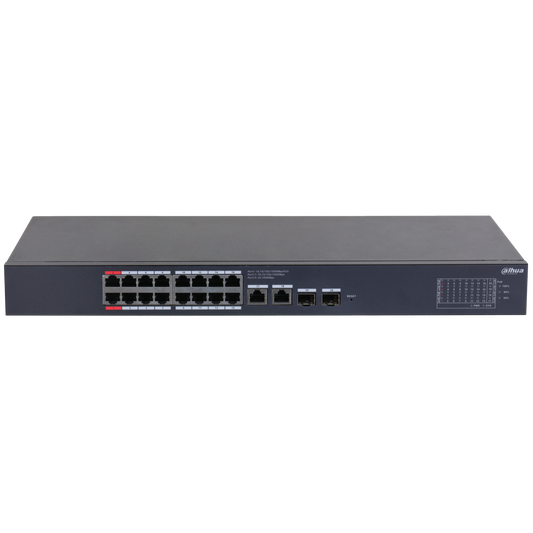 Dahua DH-CS4220-16GT-240 20-Port Cloud Managed Desktop Gigabit Switch with 16-Port PoE