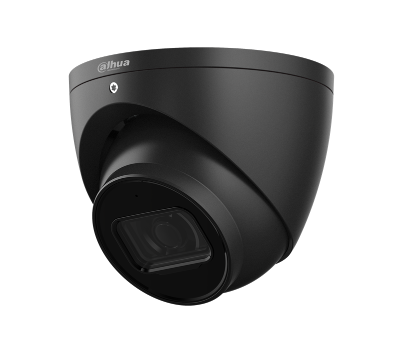 Dahua HDW3866EMP-S-0280B-BLK 8MP IR Fixed focal Eyeball WizSense Network Camera 2.8mm Lens - BLACK