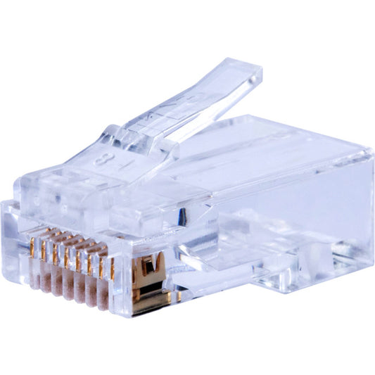 T3 T3SPC6-50 RJ45 Cat6 Solid Thru Snap Plug - Pack of 50