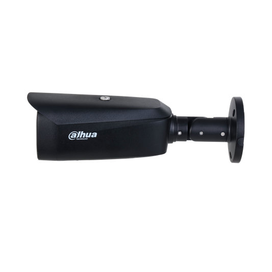 Dahua DH-IPC-HFW3849T1-AS-PV-ANZ-BLK 8MP TioC Smart Dual Illumination Active Deterrence Fixed-focal Bullet WizSense Network Camera 2.8mm Lens - BLACK