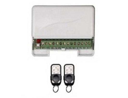 Activor RSR01 Standalone Remote Control Kit 4-Relay Output - Kit incl: 1 receiver & 2 remotes RTR01, 4 buttons, Capacity 25