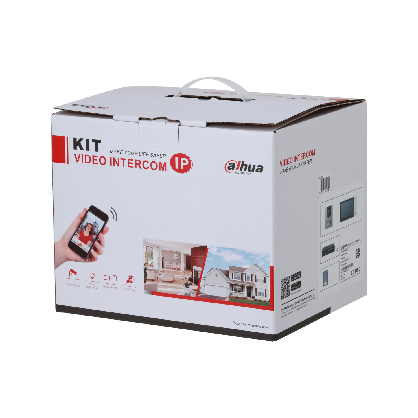 Dahua DHI-KTP01L-S IP Villa Outdoor Station & Indoor Monitor Surface Mount Kit