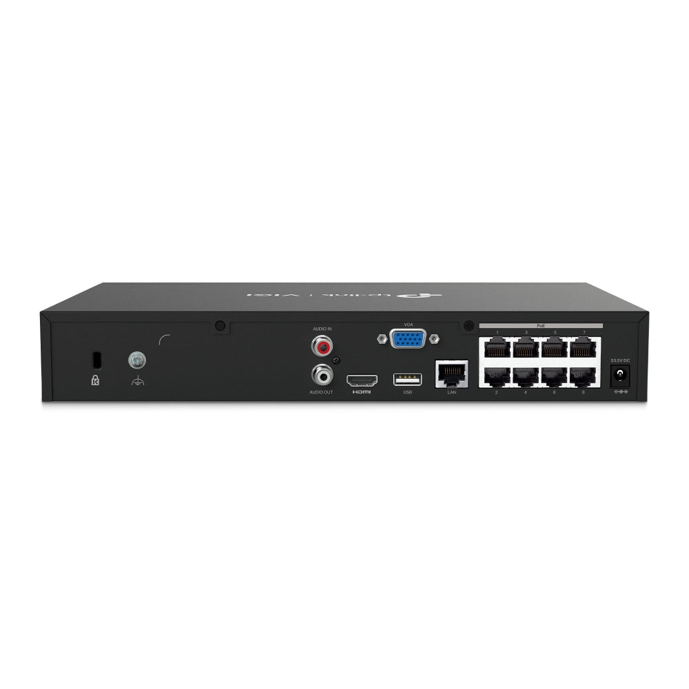 TP-Link VIGINVR1008H-8MP 8 Channel PoE Network Video Recorder