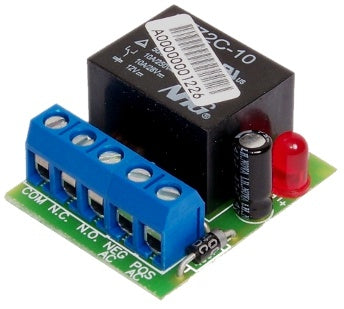 Universal Relay Card SPDT AC /DC Relay 12VDC or 16VAC input # KDMKE01-001-A