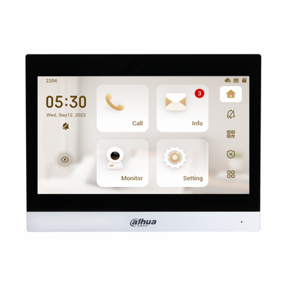 Dahua DHI-VTH8642KMS-W 2-Wire IP & Wi-Fi Indoor Monitor 10"