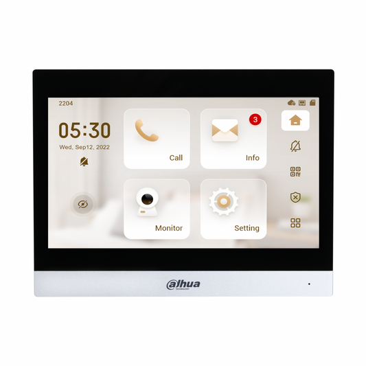 Dahua DHI-VTH8642KMS-W 2-Wire IP & Wi-Fi Indoor Monitor 10"