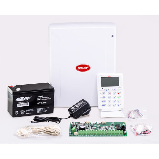 NESS K-9308 D8XCEL4G PANEL with Navigator Keypad inc SIM (Inc: 106-450 + 106-101)