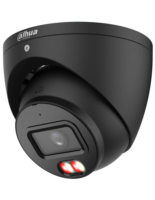 Dahua HDW3867EM-S-IL-ANZ-BLK 8MP Smart Dual Light Fixed-focal Eyeball WizSense Network Camera - BLACK