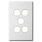 5 Gang Switch Wall Plate AS205