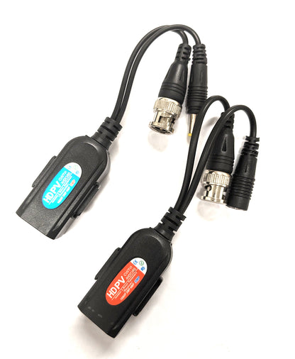 Single VIDEO-BALUN Channel Video and Power Balun 5MP PV/PVD/PVA/PVDA