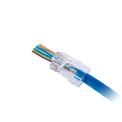 T3 T3SPC6-50 RJ45 Cat6 Solid Thru Snap Plug - Pack of 50