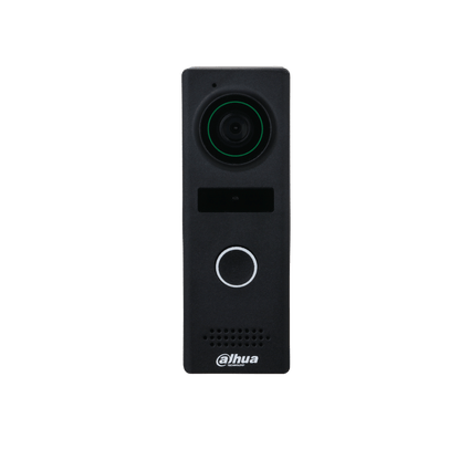 Dahua KTA02M 4 Wire Analogue Video Intercom Kit with Black Doorbell (VTH1020J+VTO1000JM+12v2)