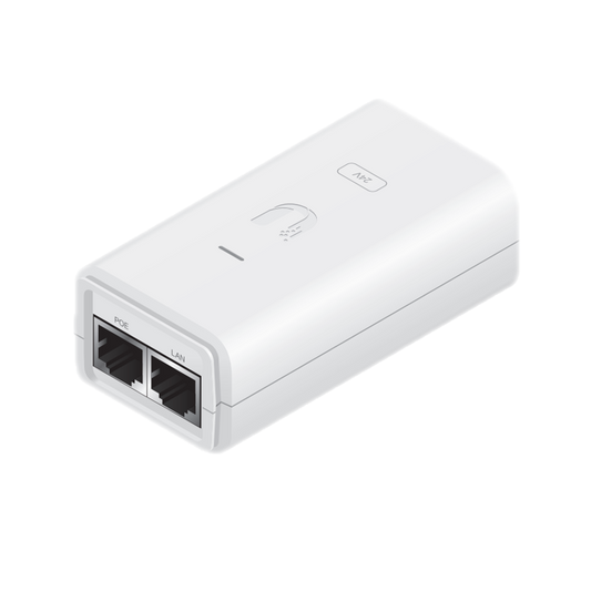 Ubiquiti POE-24-7W-G-WH PoE Injector, 24VDC, 0.3A, Gigabit (For Loco5AC)
