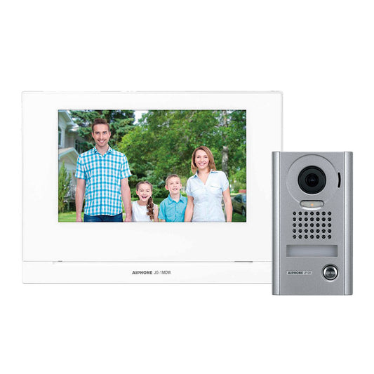 Aiphone JOS-1VW JO Series SURFACE Mount WIFI Colour Video Hands Free Intercom Kit JO1MDW, JODV, PSU