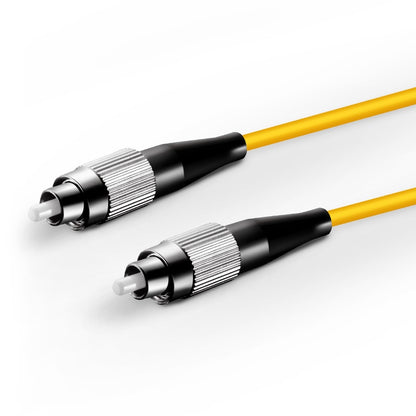 FC 74351 UPC to FC UPC Simplex OS2 Single Mode PVC (OFNR) 3.0mm Fiber Optic Patch Cable