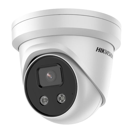 Hikvision DS-2CD2386G2-IU2 8MP Outdoor AcuSense Gen 2 Turret Camera, Built-in Mic, IP66, 2.8mm