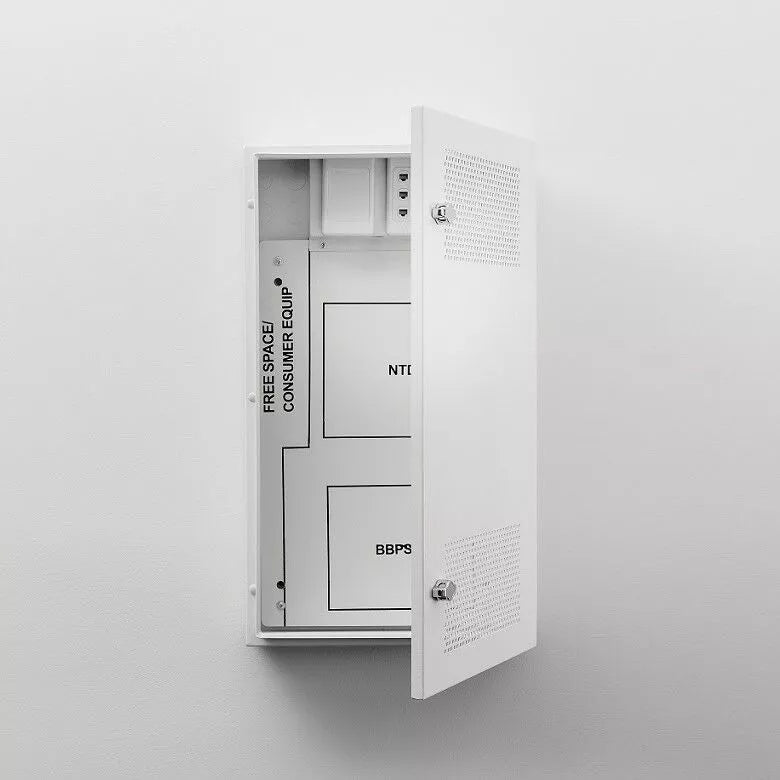 Built Boards BBNBNV1 NBN Compliant Enclosure with Vents 70x40x15
