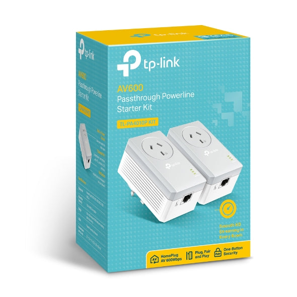 TP-Link TL-PA4010PKIT AV600 Powerline Adapter Kit