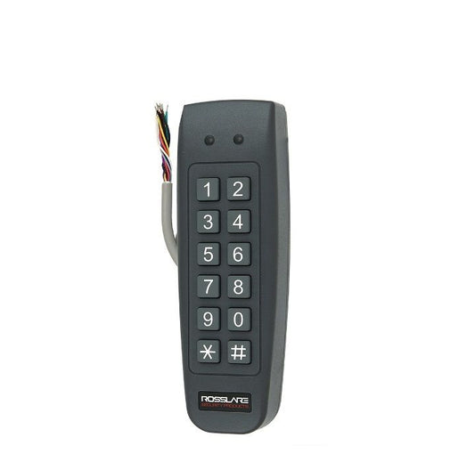 Rosslare AC-G43 Outdoor Mullion Backlit PIN Standalone Controller, 2 x 6 Button