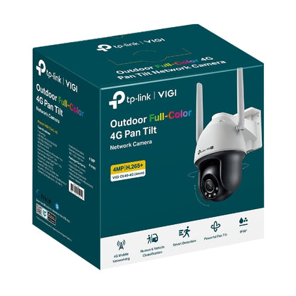TP-Link VIGIC540-4G(4mm) VIGI 4MP Outdoor Full-Colour 4G Pan Tilt Network Camera