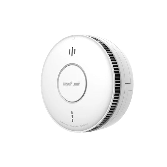 WisuAlarm DHI-HY-SA5MB 240V Mains Powered Smoke Alarm with 9V Battery Backup