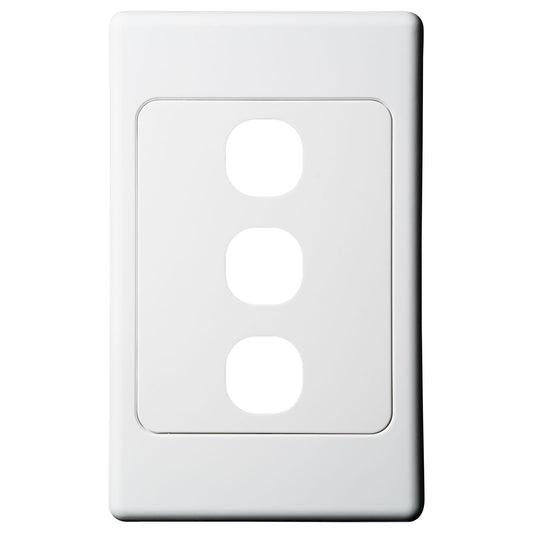 3 Gang Switch Wall Plate - Triple AS203