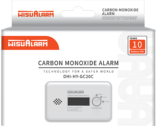 WisuAlarm DHI-HY-GC20C Standalone Carbon Monoxide Alarm