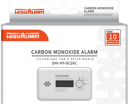 WisuAlarm DHI-HY-GC20C Standalone Carbon Monoxide Alarm