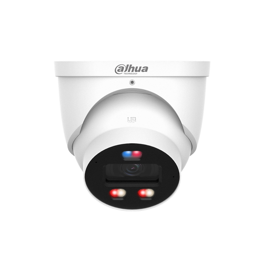 Dahua DH-IPC-HDW3649H-AS-PV-PRO-ANZ PRO TiOC 6MP Smart Dual Light Active Deterrence Fixed-focal Eyeball WizColor Network Camera - WHITE