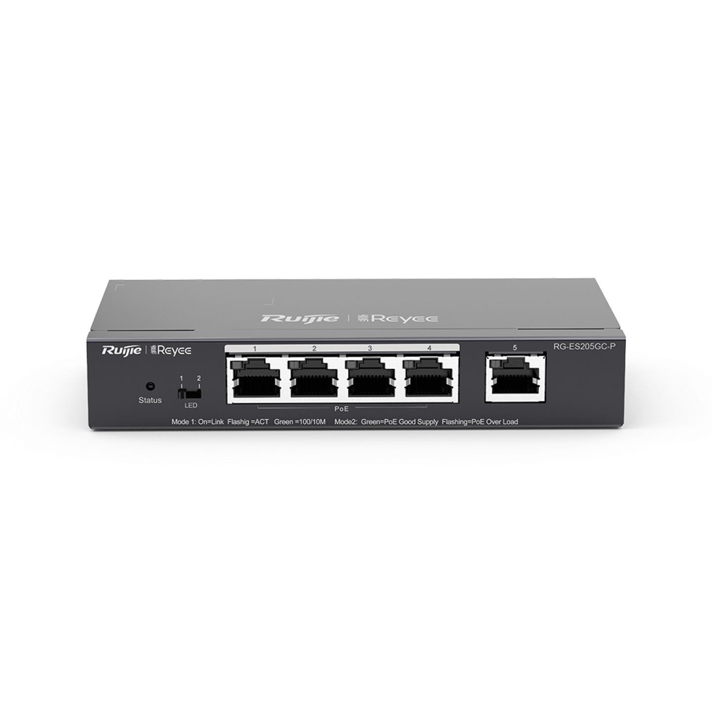 Ruijie RG-ES205GC-P 4 Port Cloud Managed Layer 2 PoE Switch