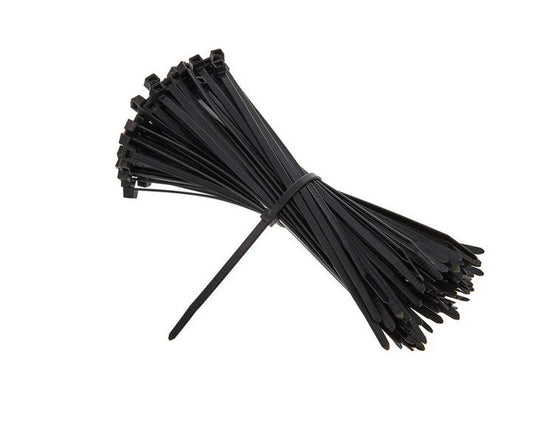 Black Cable Tie 4mm(W) x 300mm(L) - 100 Pack # EA-CABLE-TIE-300MM