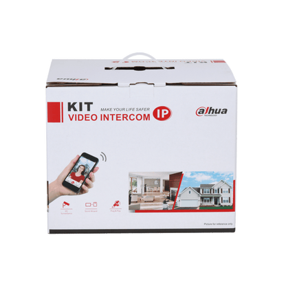 Dahua DHI-KTP02 IP Villa Door Station & Indoor Monitor Kit  -  BLACK