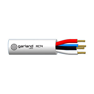 Garland MC74WH300BW 4 Core Security Cable 7/0.20mm White 300m