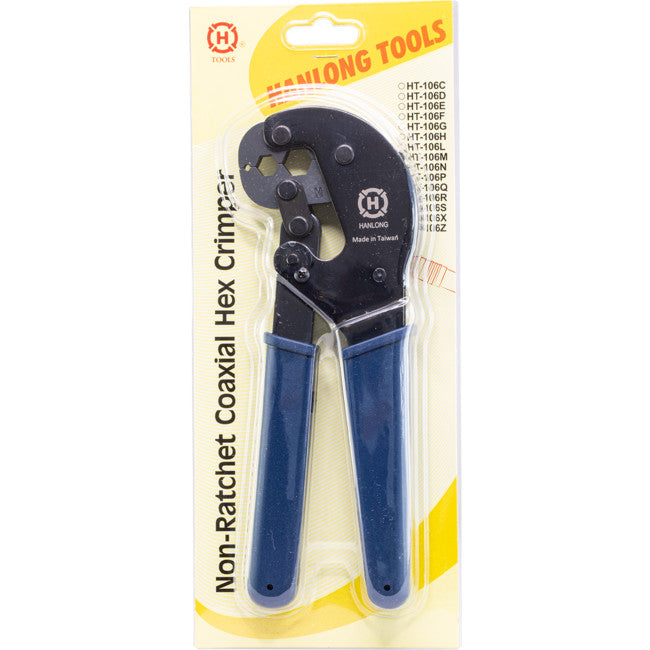 Hanlong HT106MCoax Hex Crimper Tool RG59 RG6 RG11