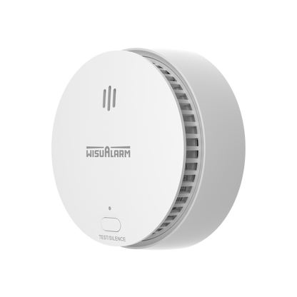 WisuAlarm DHI-HY-SA30A Standalone Photoelectric Smoke Sensor with Long Life Lithium Battery