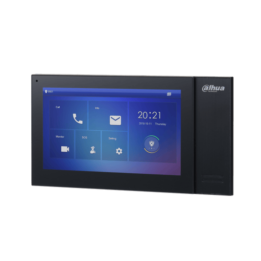 Dahua VTH2421FB-P IP Indoor Monitor  -  BLACK