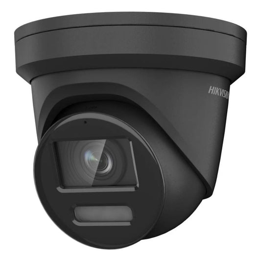 Hikvision DS-2CD2387G2-LSU/SL-BLACK 8MP ColorVu Strobe Light and Audible Warning Fixed Camera - BLACK