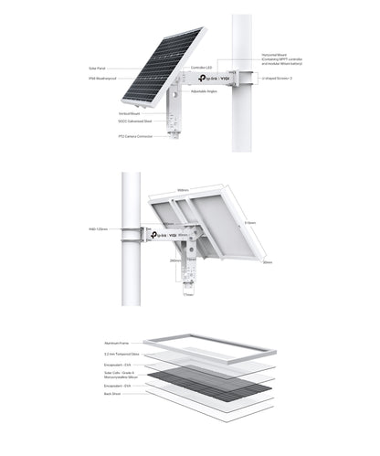 TP-Link VIGISP9030 VIGI Intelligent Solar Power Supply System