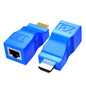 Passive HDMI over Cat5/6 Extender BLUE # EA-HDMIEX-CAT