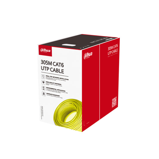 Dahua DH-PFM920I-6UN-CY CAT6 Cable 305m Yellow