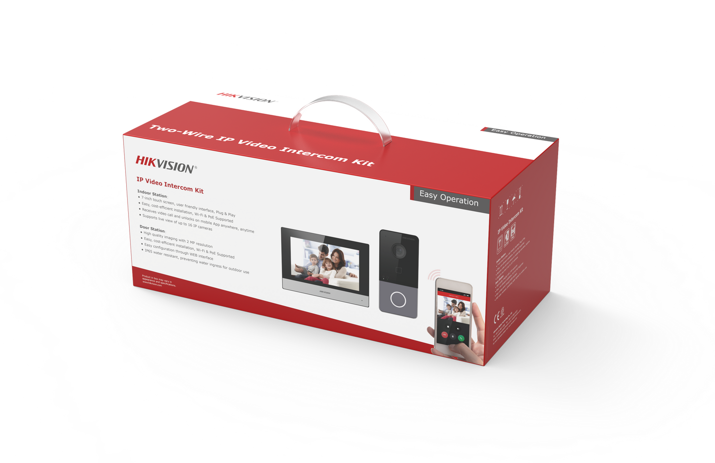 Hikvision DS-KIS603-P(C) IP Video Intercom Kit (Villa 1 Button)