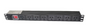 Garland GDRPDU8-10A-S-OL 1RU 19" Horizontal Mounting 8 Way 10A PDU Overload Protection Power Rail