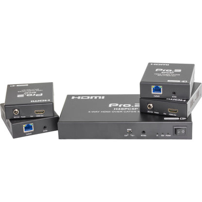 Pro.2 H4SPC5P 4 Way HDMI Over CAT5/6 Splitter Kit