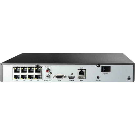 HiLook NVR-108MH-C/8P-(4TB) 8CH PoE Embedded 4K 1U NVR with 4TB HDD